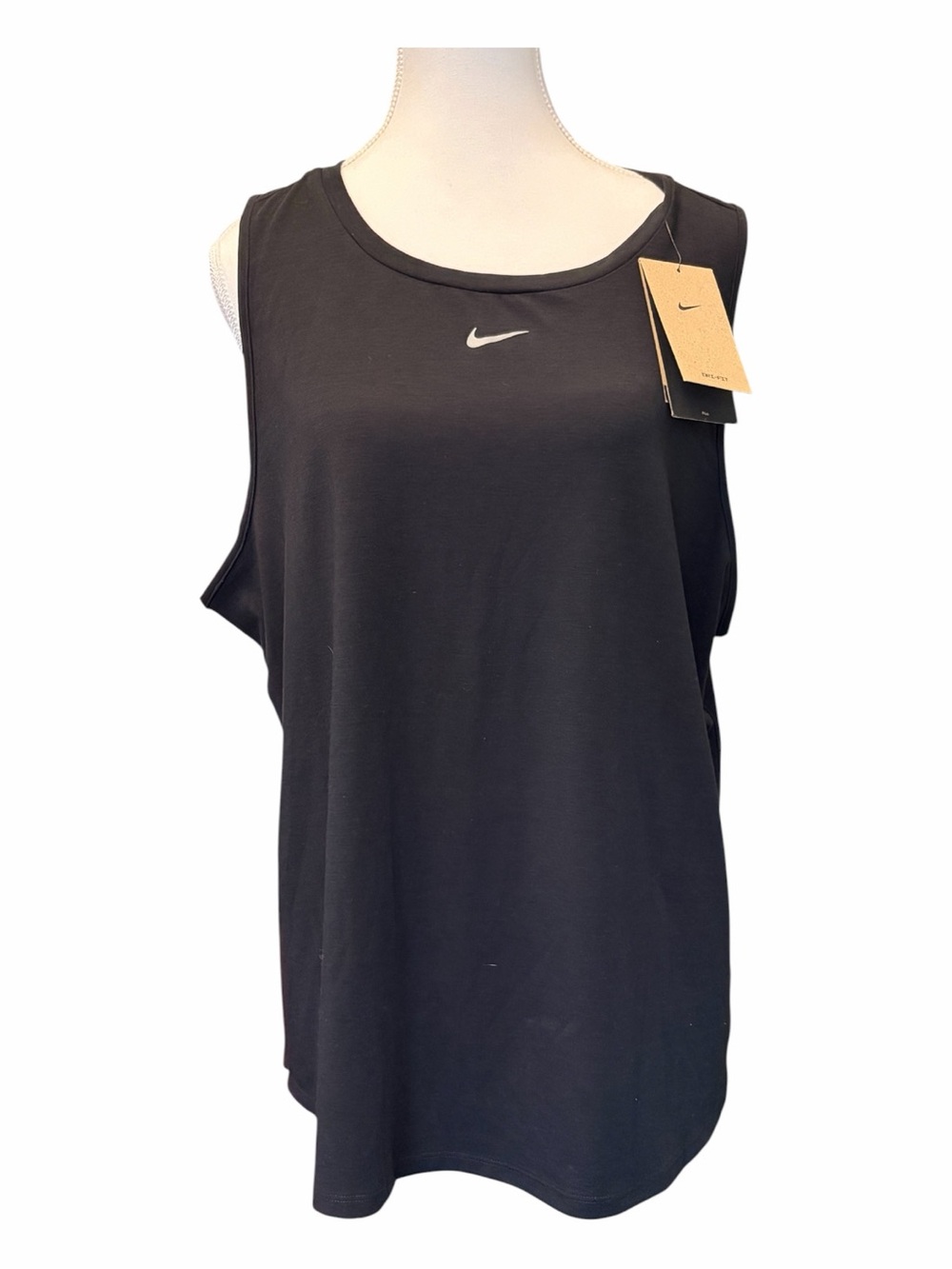 Nike Black Sleeveless Training Tank with Swoosh